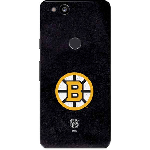NHL Boston Bruins Distressed Google Pixel 2 Skin